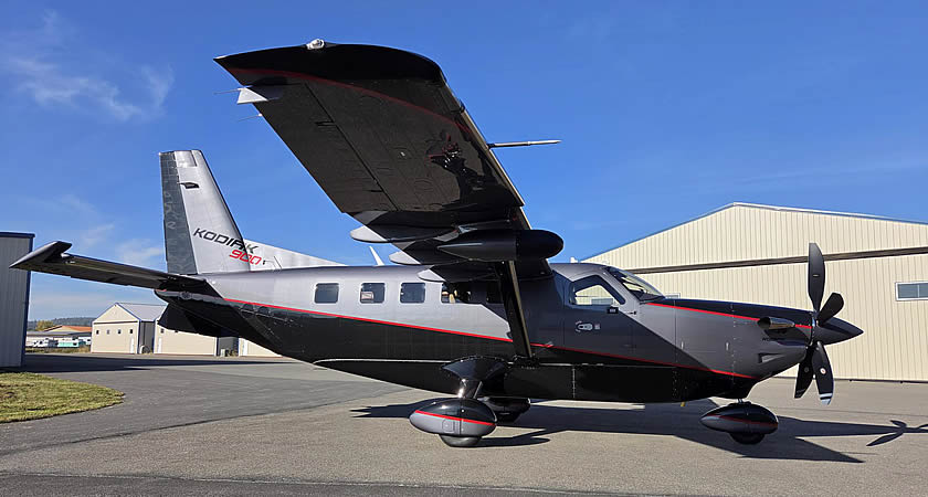 The initial Kodiak 900 for a European customer was handed over to Switzerland’s Roland and Claudia Primus this month at the Daher Aircraft manufacturing facility in Sandpoint, Idaho.