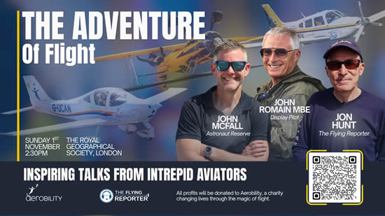 The Adventure of Flight: Three intrepid aviators come together in support of Aerobility