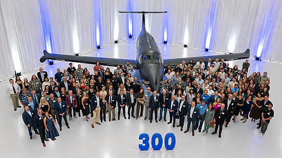 Western Aircraft celebrates 300th PC-12 deivery Western Aircraft celebrates 300th PC-12 deivery