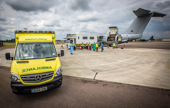 The aeromed capability was engineered, trialled and made ready for service in just two months
